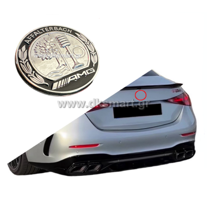 ΣΗΜΑ ΠΟΡΤ ΠΑΓΚΑΖ AMG ΜΕΤΑΛΛΙΚΟ ΑΝΑΓΛΥΦΟ 61MM